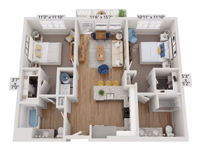 B1 - Onyx 4211 floor plan